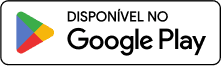 Badge do Google Play escrito 'Disponível no Google Play'